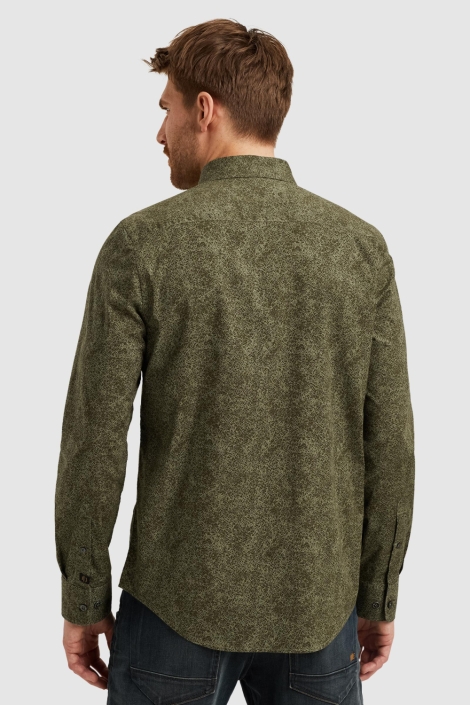 PME legend long sleeve shirt print on ctn/lyc